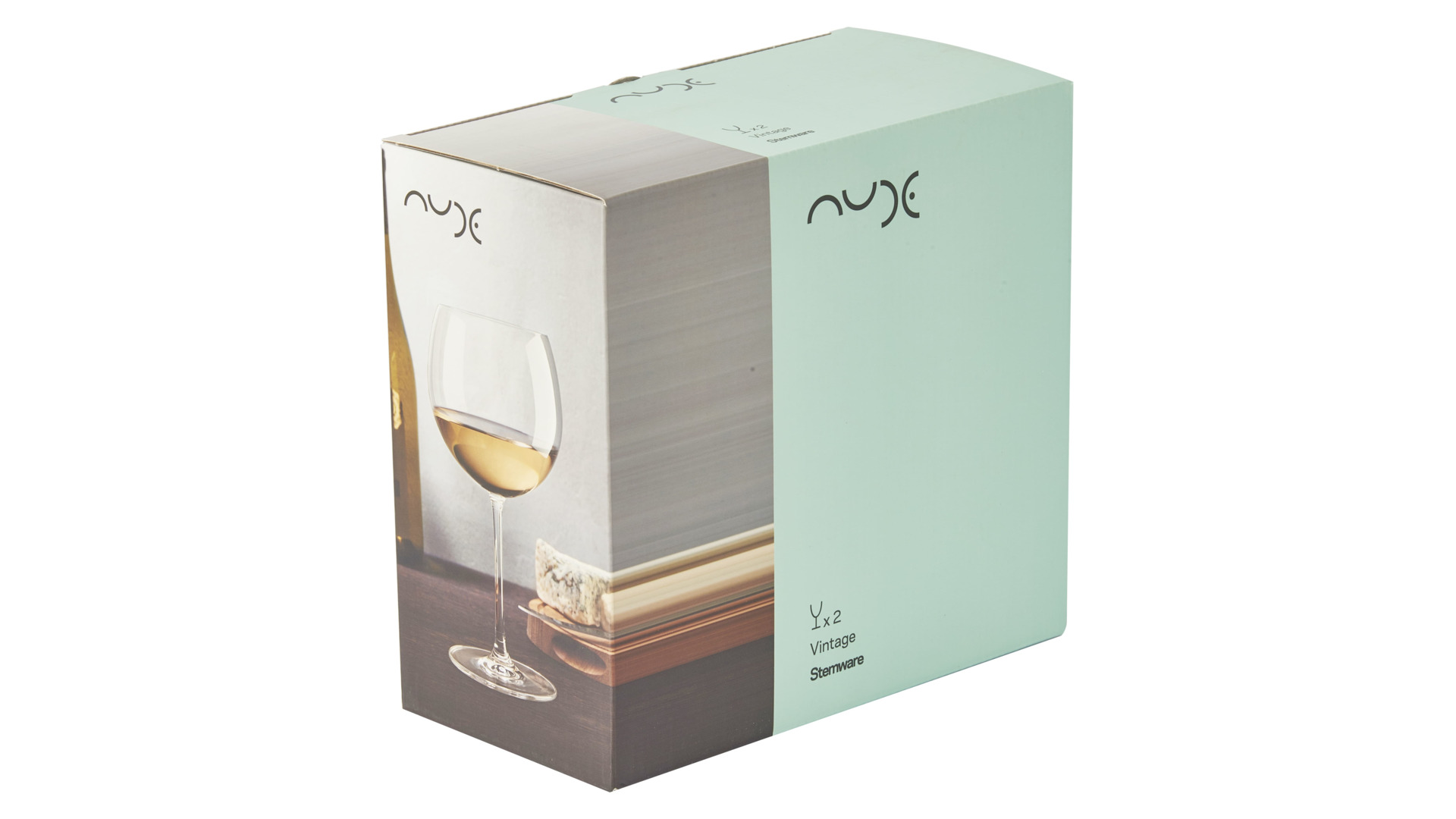 Набор бокалов для белого вина Nude Glass Винтаж 550 мл, 2 шт, хрусталь бессвинцовый
