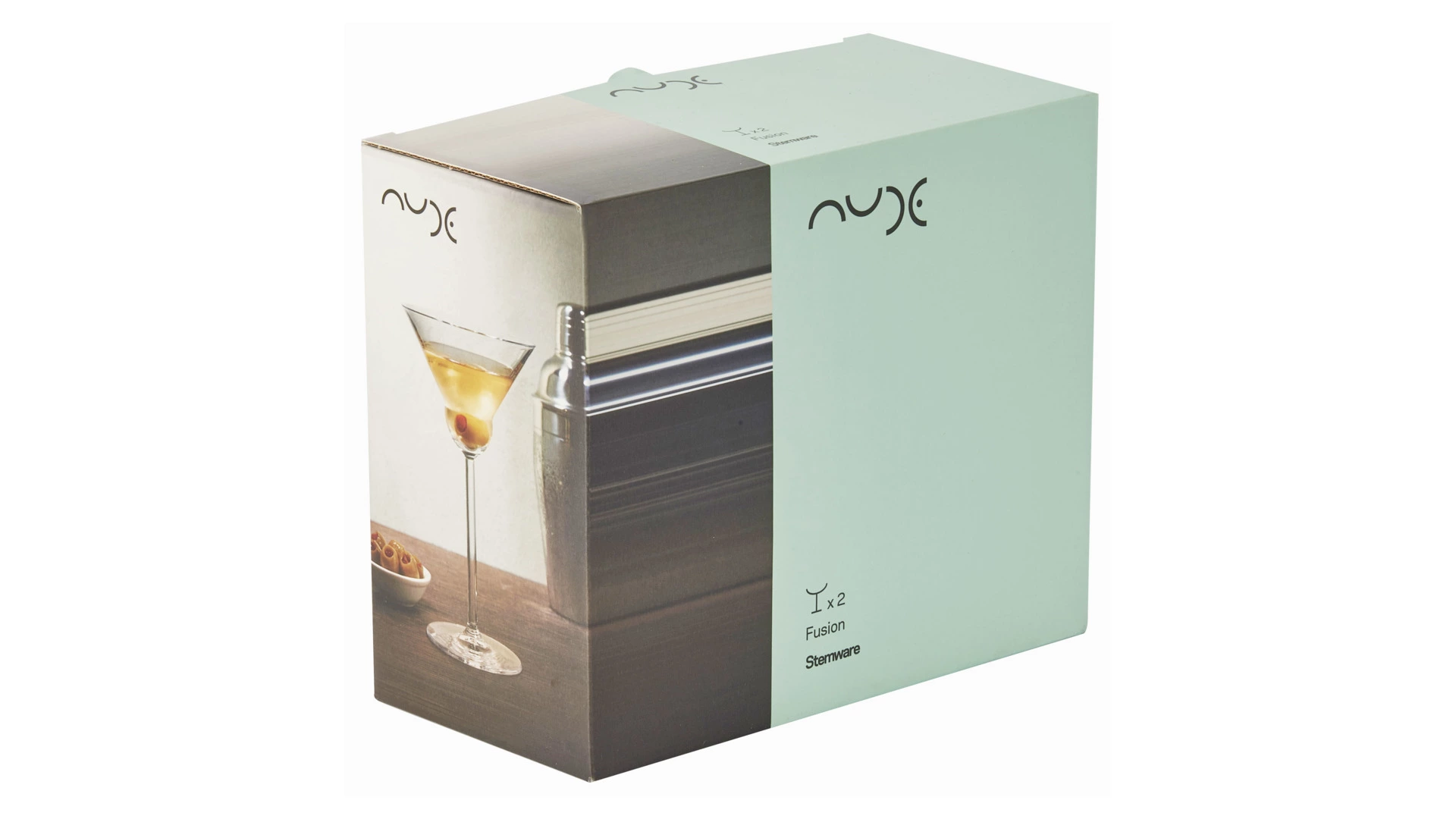 Набор бокалов для мартини Nude Glass Винтаж 190 мл, 2 шт, хрусталь бессвинцовый