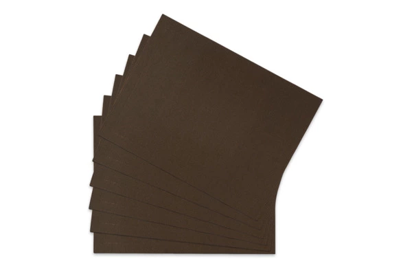 Набор салфеток подстановочных прямоугольных GioBagnara Морис 42х32 см, 6 шт, коричневый