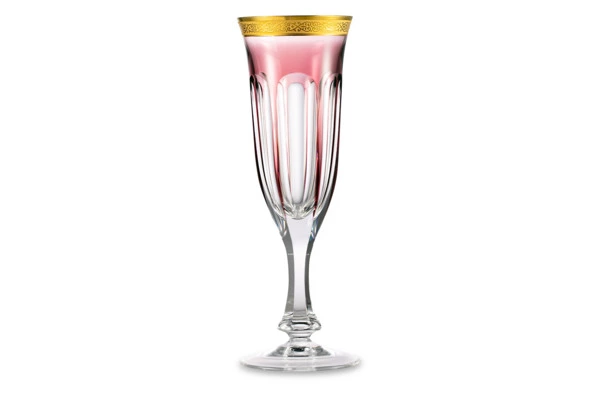 Набор фужеров для шампанского Moser Леди Гамильтон 140 мл, 2 шт, аметист, п/к