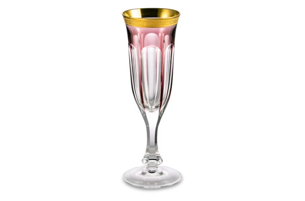 Набор фужеров для шампанского Moser Леди Гамильтон 140 мл, 2 шт, аметист, п/к