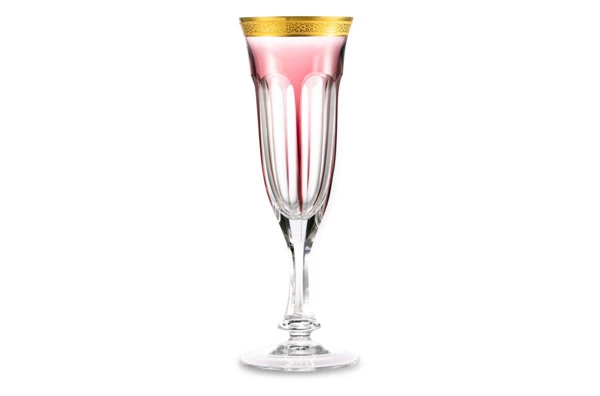 Набор фужеров для шампанского Moser Леди Гамильтон 140 мл, 2 шт, аметист, п/к