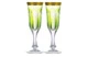 Набор фужеров для шампанского Moser Леди Гамильтон 140 мл, 2 шт, резеда, п/к