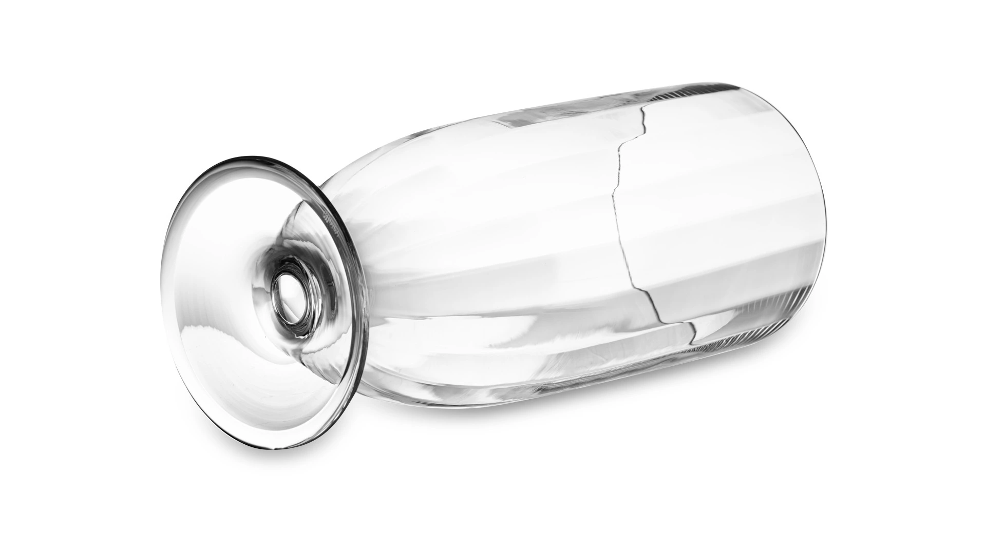 Ваза Moser Оптик 35 см, п/к