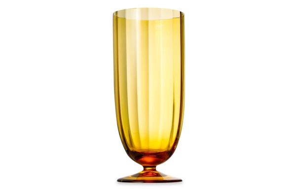 Ваза Moser Оптик 35 см, топаз, п/к