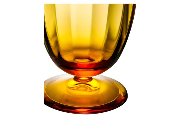 Ваза Moser Оптик 35 см, топаз, п/к