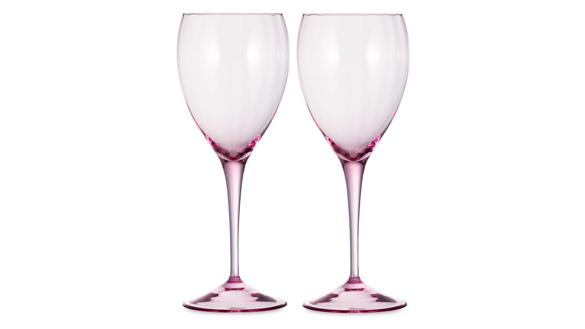 Набор бокалов для красного вина Moser Оптик 350 мл, 2 шт, розалин, п/к