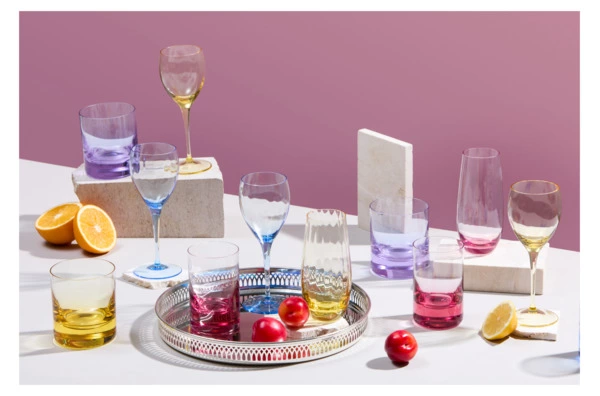 Набор бокалов для белого вина Moser Оптик 250 мл, 2 шт, желтый, п/к