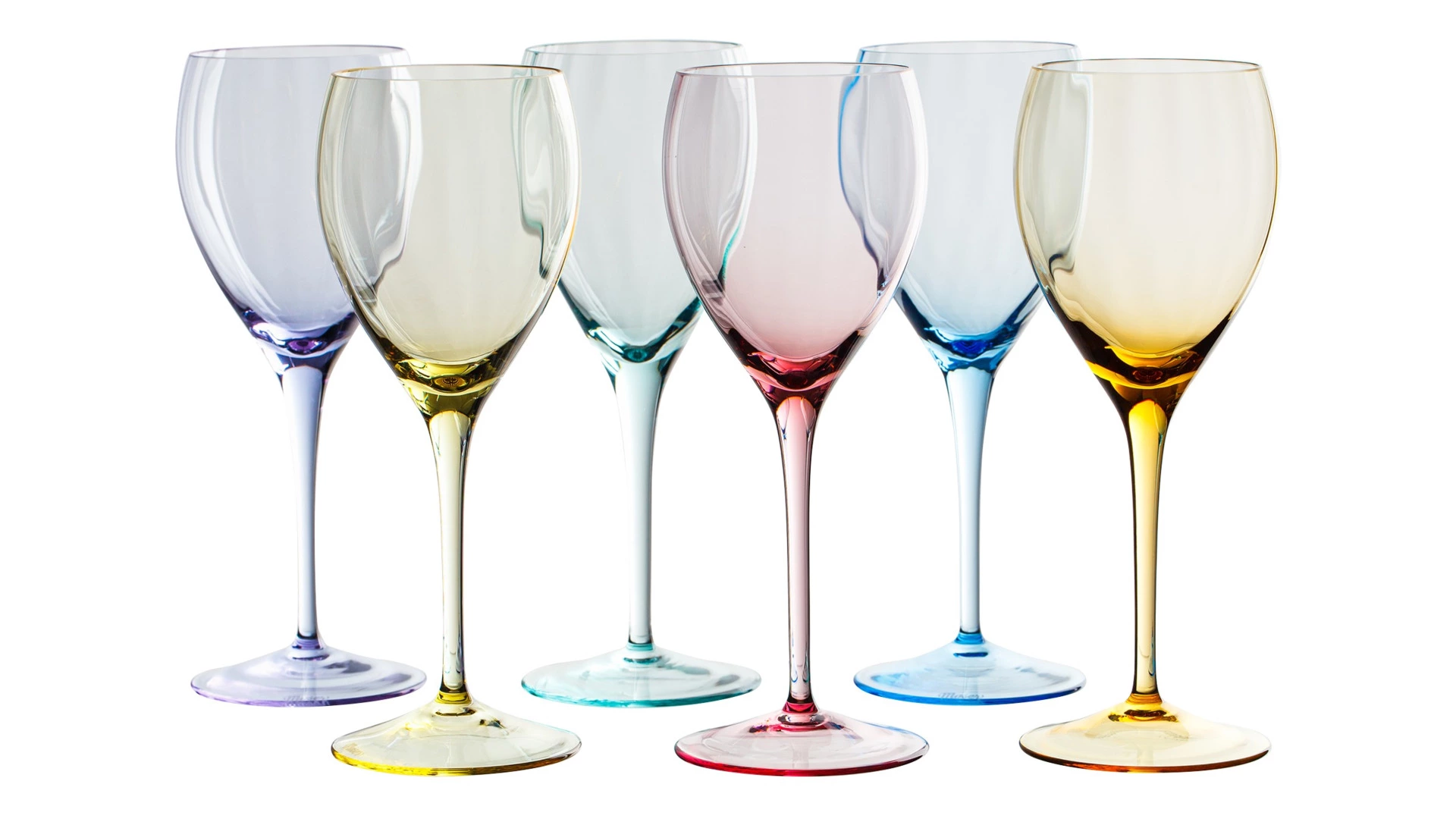 Набор бокалов для белого вина Moser Оптик 250 мл, 2 шт, желтый, п/к