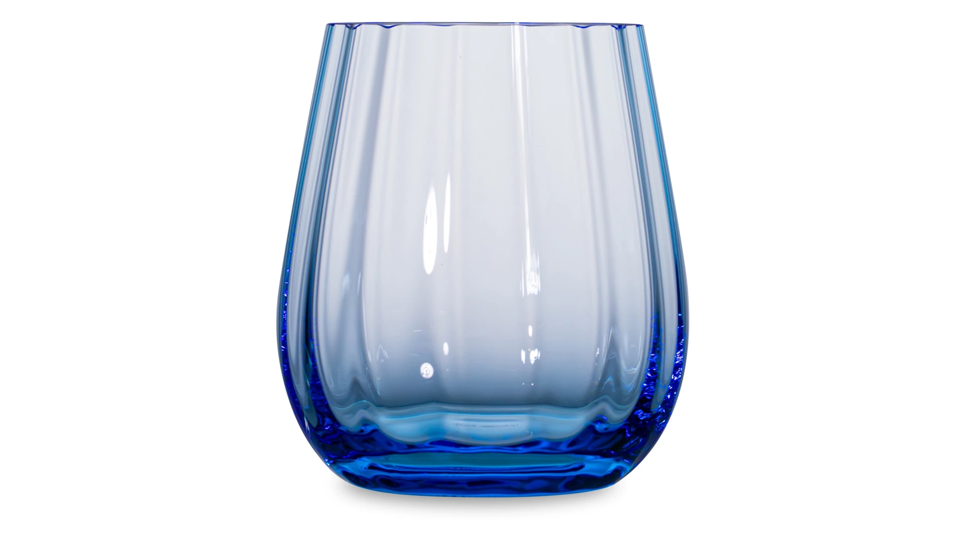 Набор стаканов для виски Moser Оптик 360 мл, 2 шт, аквамарин, п/к