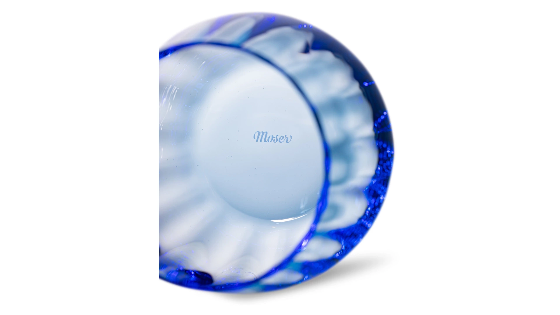 Набор стаканов для виски Moser Оптик 360 мл, 2 шт, аквамарин, п/к