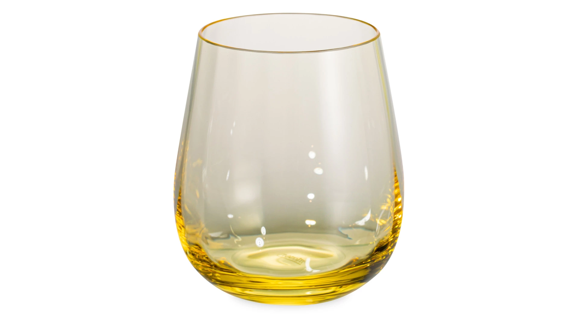 Набор стаканов для виски Moser Оптик 360 мл, 2 шт, желтый, п/к