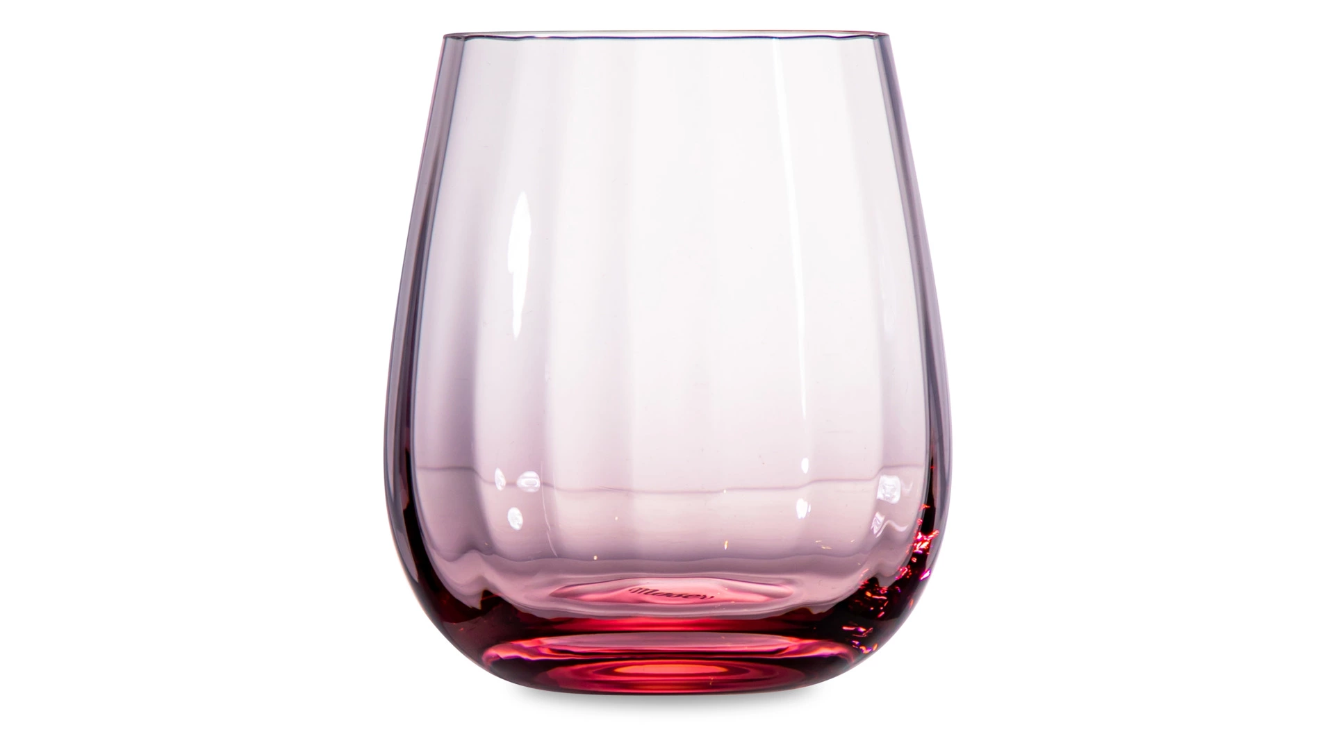 Набор стаканов для виски Moser Оптик 360 мл, 2 шт, розалин, п/к