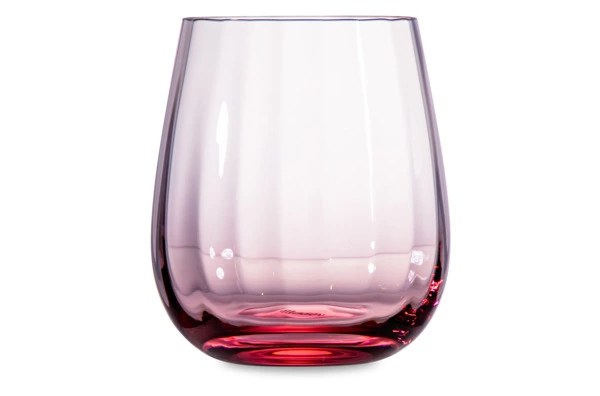 Набор стаканов для виски Moser Оптик 360 мл, 2 шт, розалин, п/к