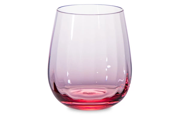 Набор стаканов для виски Moser Оптик 360 мл, 2 шт, розалин, п/к