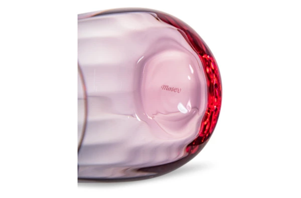 Набор стаканов для виски Moser Оптик 360 мл, 2 шт, розалин, п/к