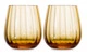 Набор стаканов для виски Moser Оптик 360 мл, 2 шт, топаз, п/к