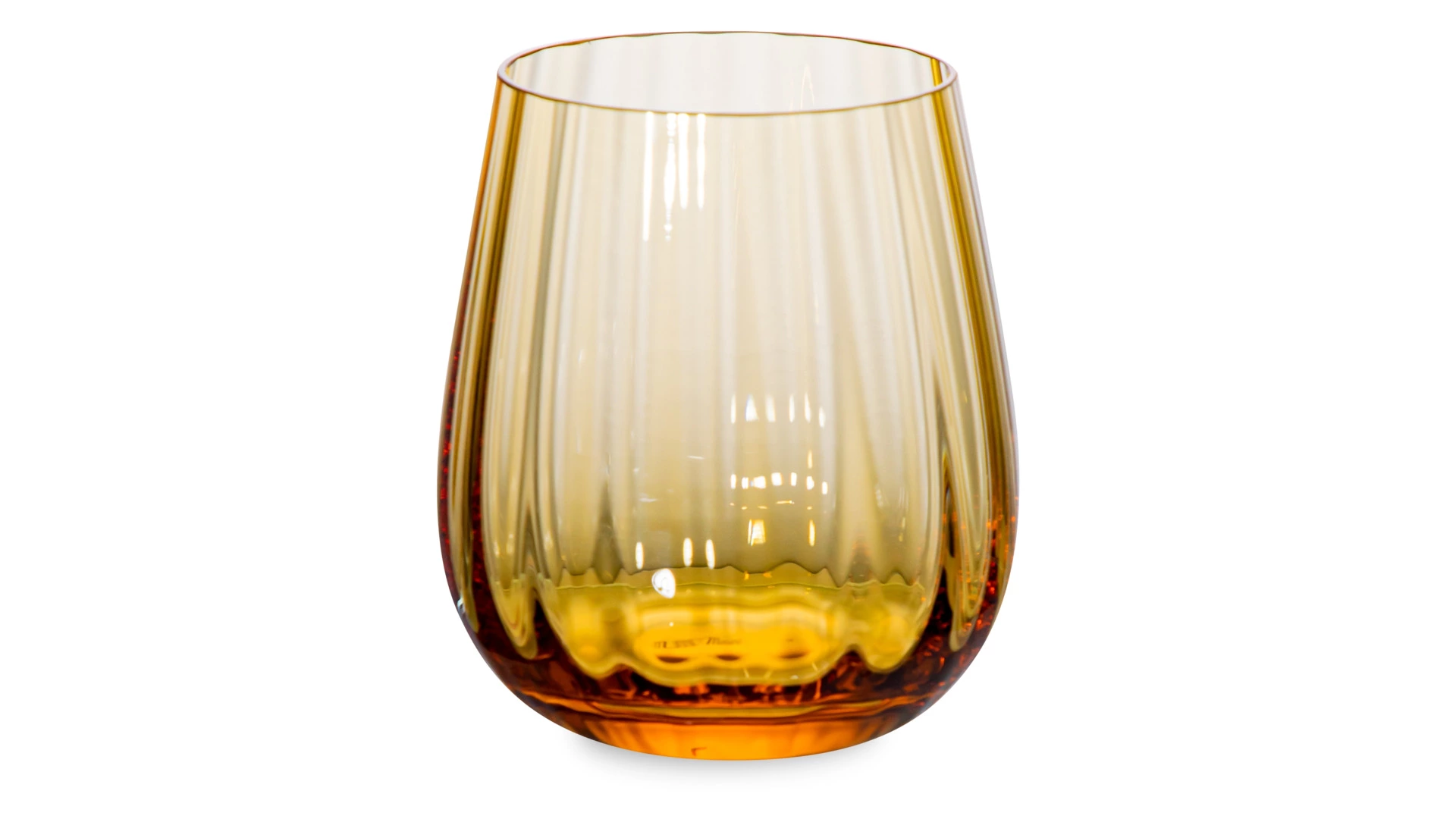 Набор стаканов для виски Moser Оптик 360 мл, 2 шт, топаз, п/к