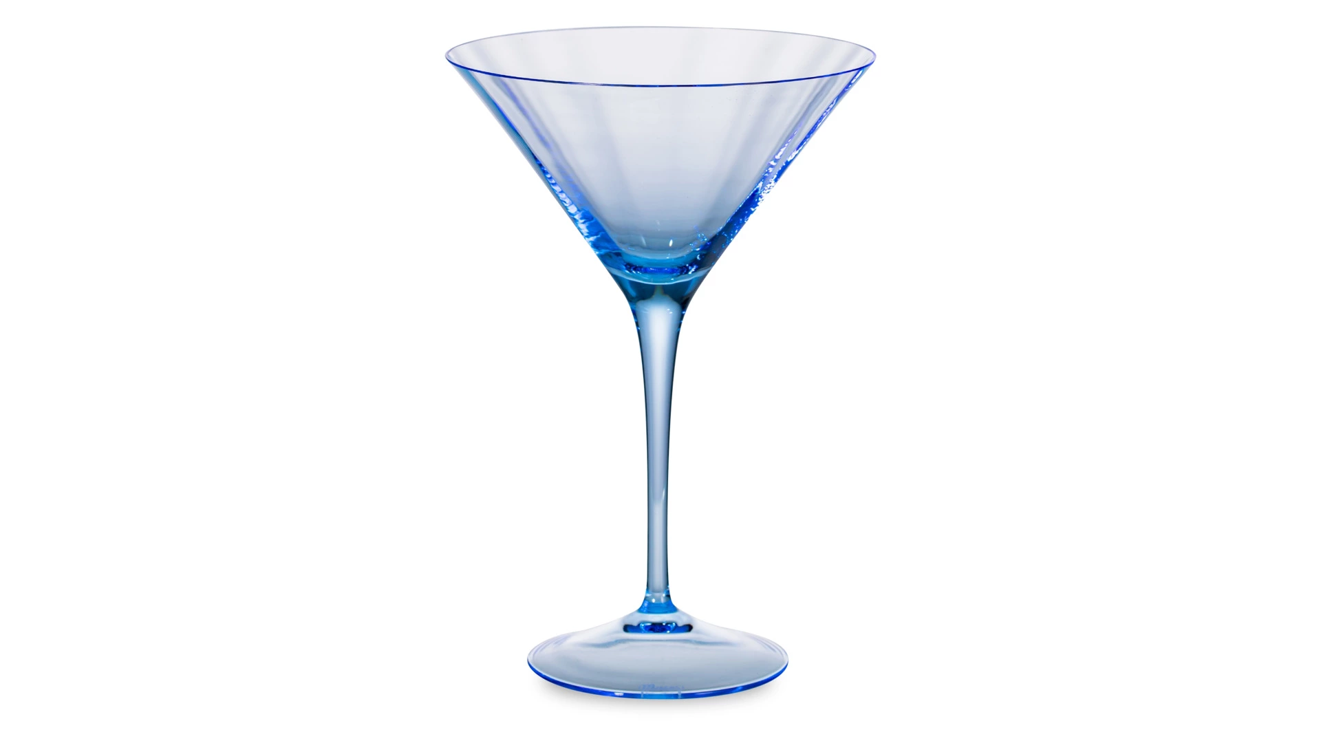 Набор бокалов для мартини Moser Оптик 290 мл, 2 шт, аквамарин, п/к