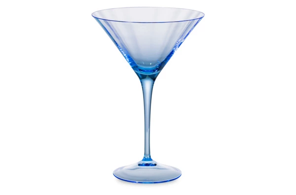 Набор бокалов для мартини Moser Оптик 290 мл, 2 шт, аквамарин, п/к