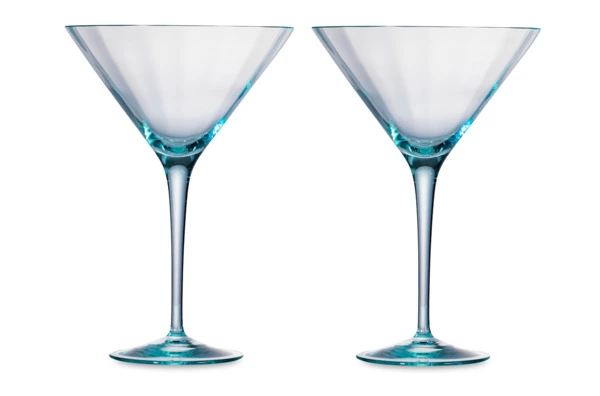 Набор бокалов для мартини Moser Оптик 290 мл, 2 шт, берил, п/к