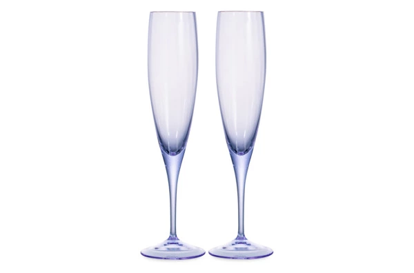 Набор фужеров для шампанского Moser Оптик 200 мл, 2 шт, александрит, п/к