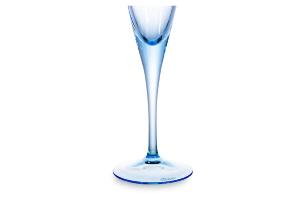 Набор фужеров для шампанского Moser Оптик 200 мл, 2 шт, аквамарин, п/к