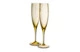 Набор фужеров для шампанского Moser Оптик 200 мл, 2 шт, топаз, п/к