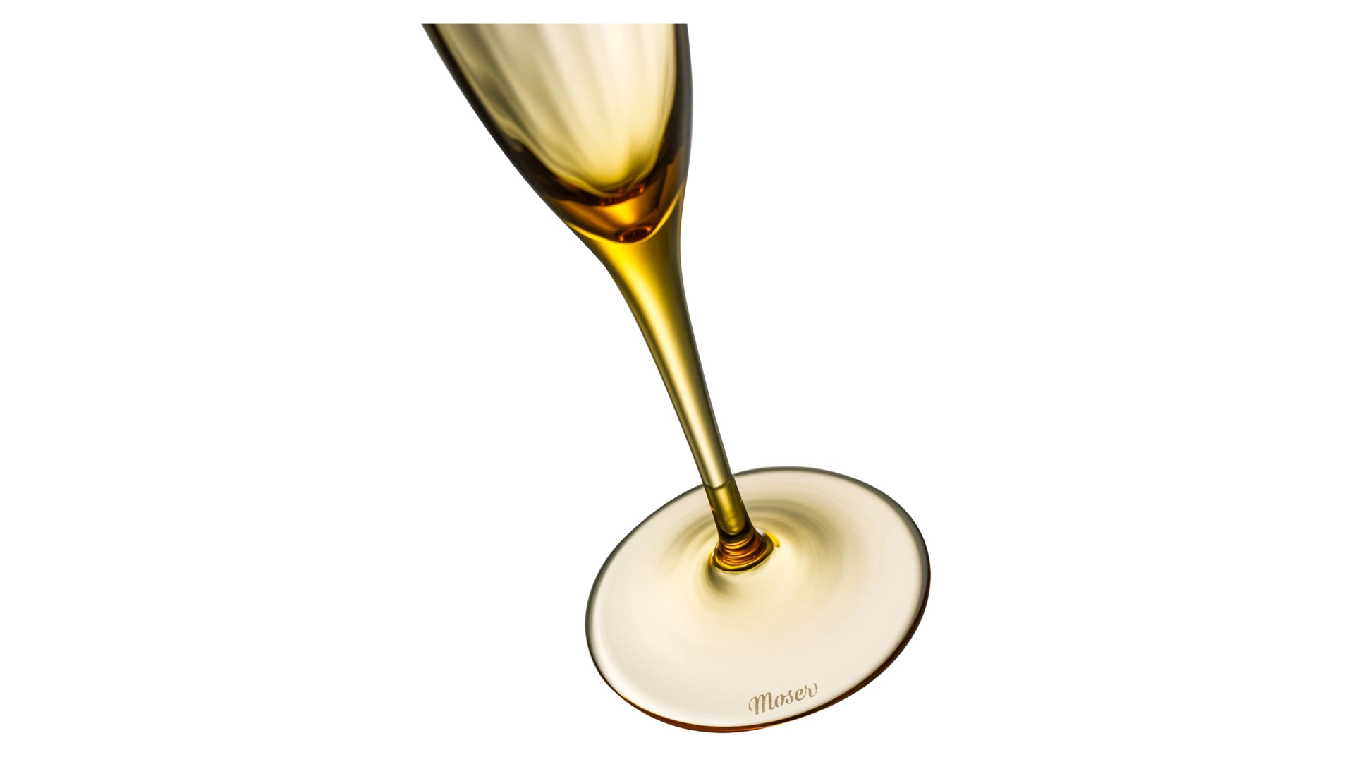 Набор фужеров для шампанского Moser Оптик 200 мл, 2 шт, топаз, п/к