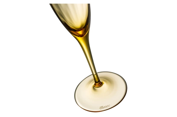 Набор фужеров для шампанского Moser Оптик 200 мл, 2 шт, топаз, п/к