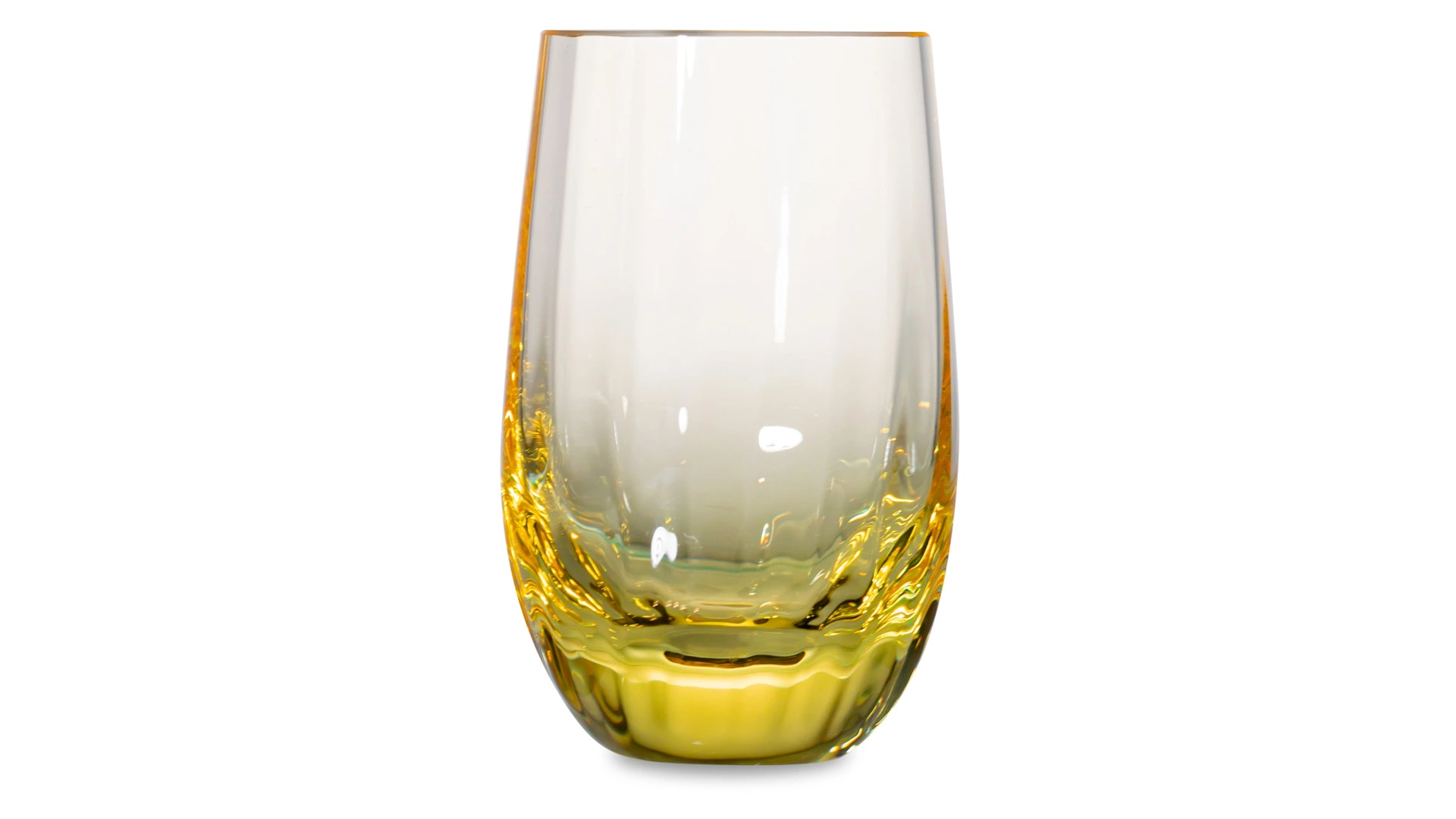 Набор стопок для водки Moser Оптик 80 мл, 2 шт, желтый, п/к