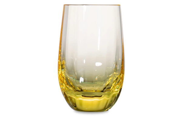 Набор стопок для водки Moser Оптик 80 мл, 2 шт, желтый, п/к