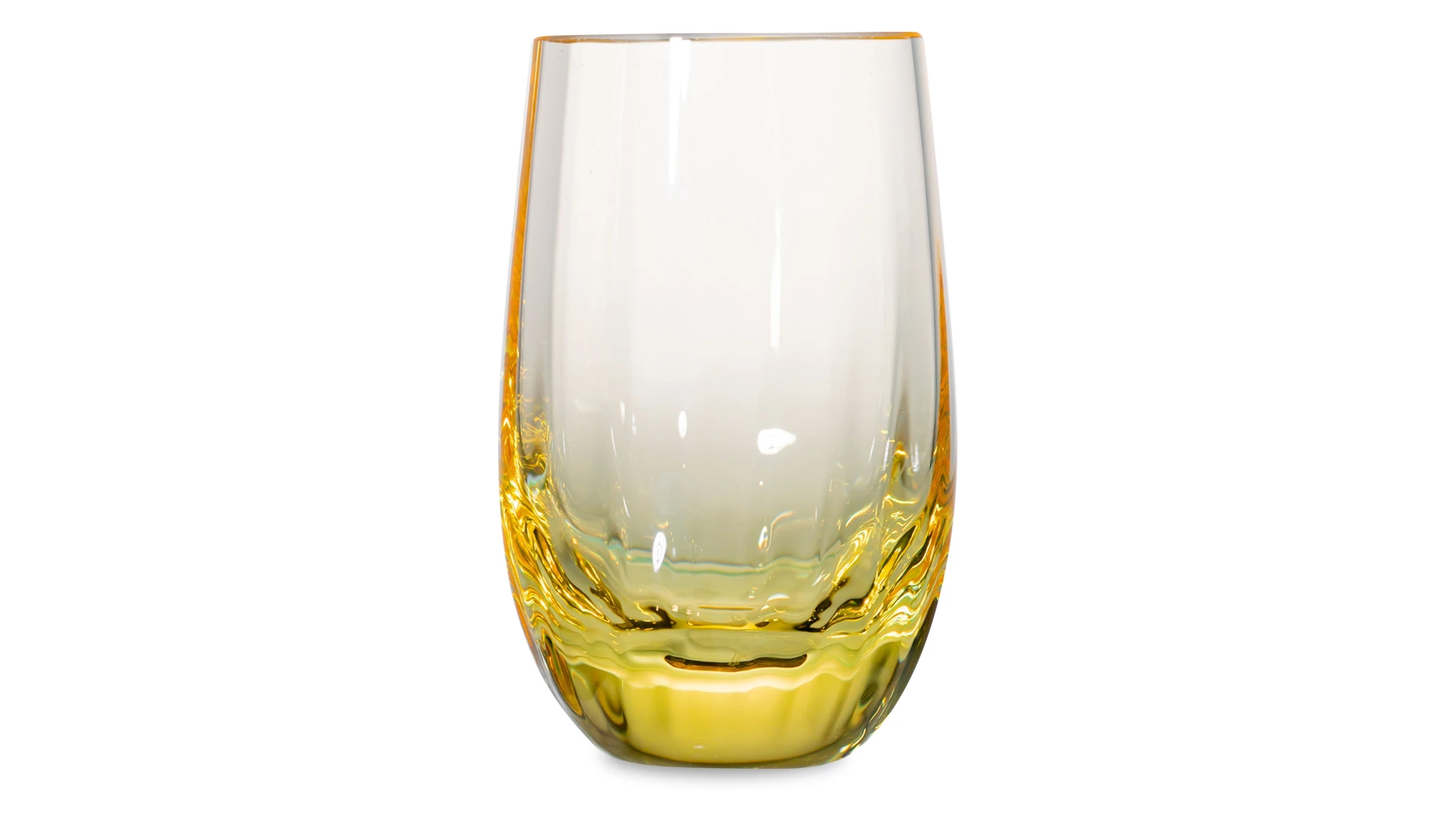 Набор стопок для водки Moser Оптик 80 мл, 2 шт, желтый, п/к