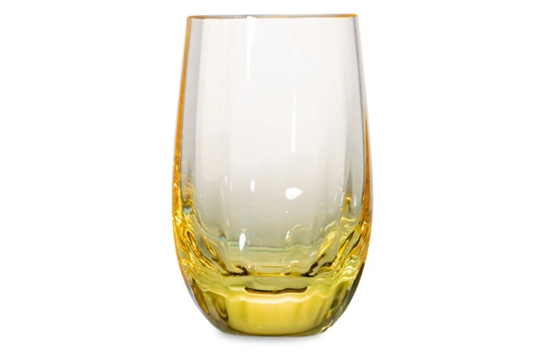 Набор стопок для водки Moser Оптик 80 мл, 2 шт, желтый, п/к