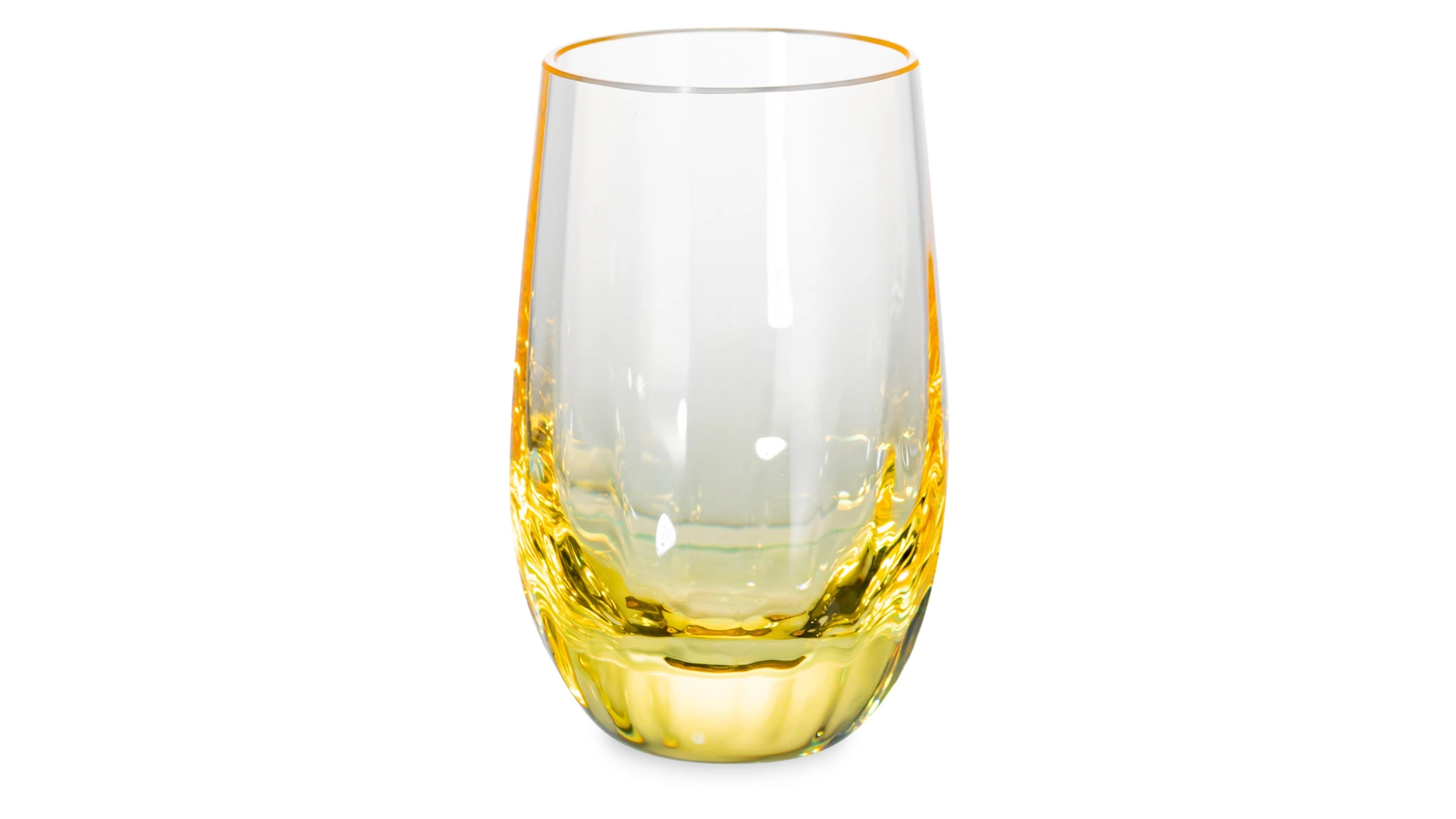 Набор стопок для водки Moser Оптик 80 мл, 2 шт, желтый, п/к