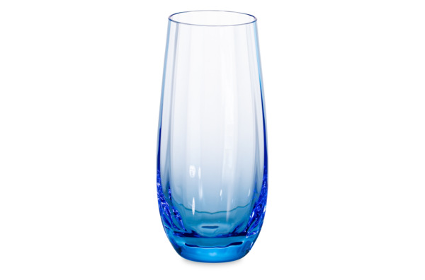 Набор стаканов для воды Moser Оптик 350 мл, 2 шт, аквамарин, п/к