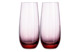 Набор стаканов для воды Moser Оптик 350 мл, 2 шт, розалин, п/к