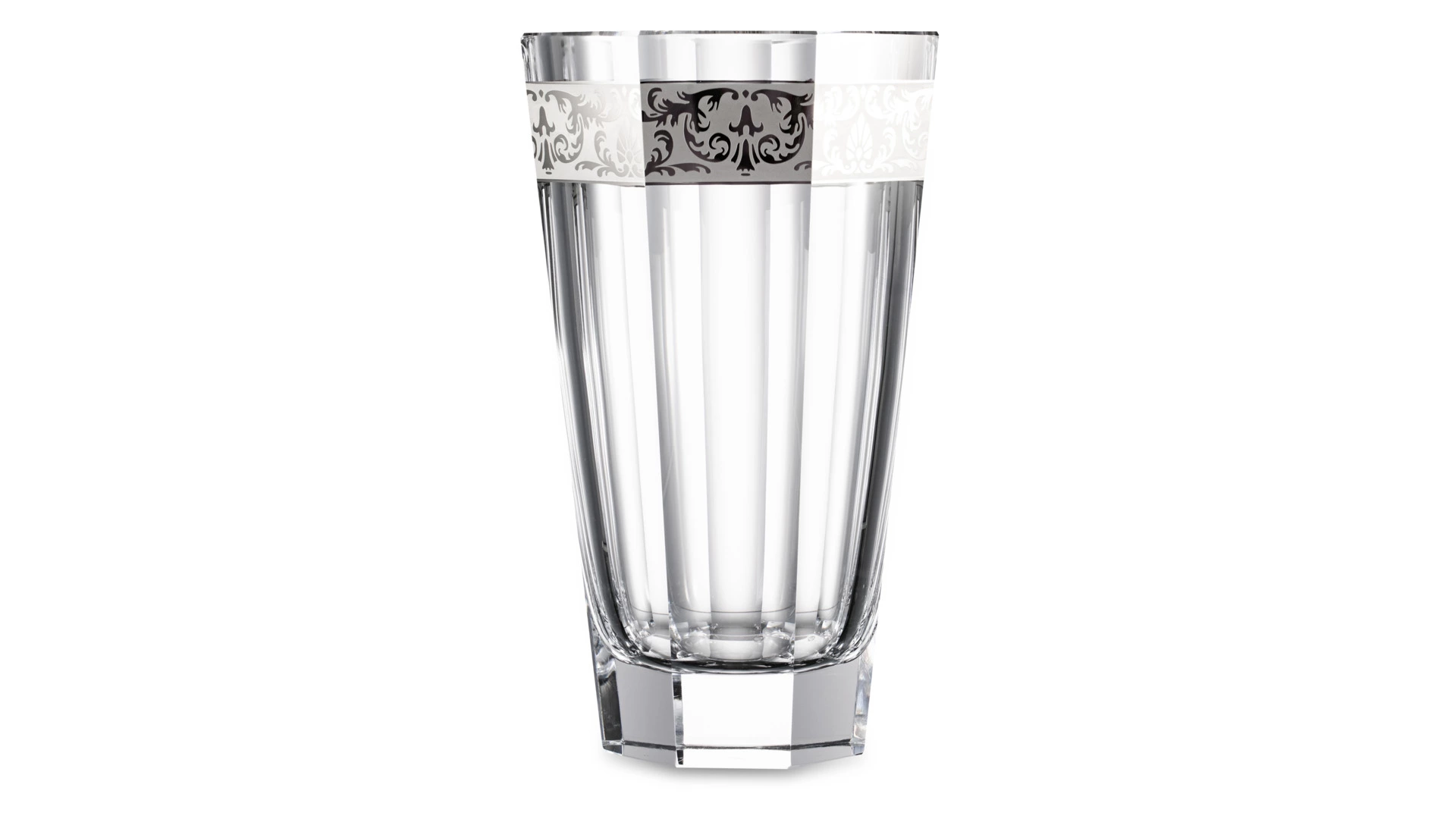 Ваза Moser Чистота 35 см, платина, п/к