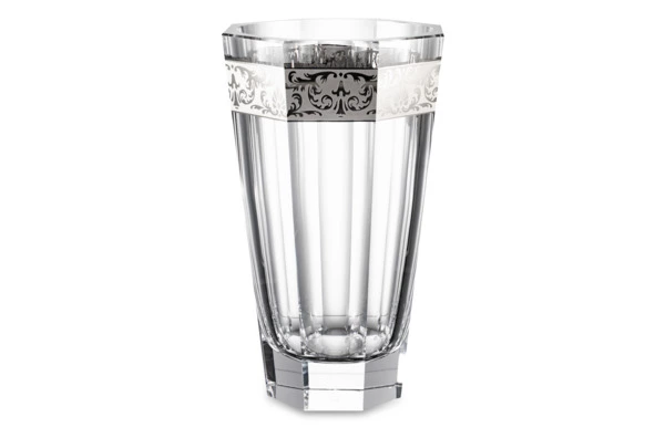 Ваза Moser Чистота 35 см, платина, п/к