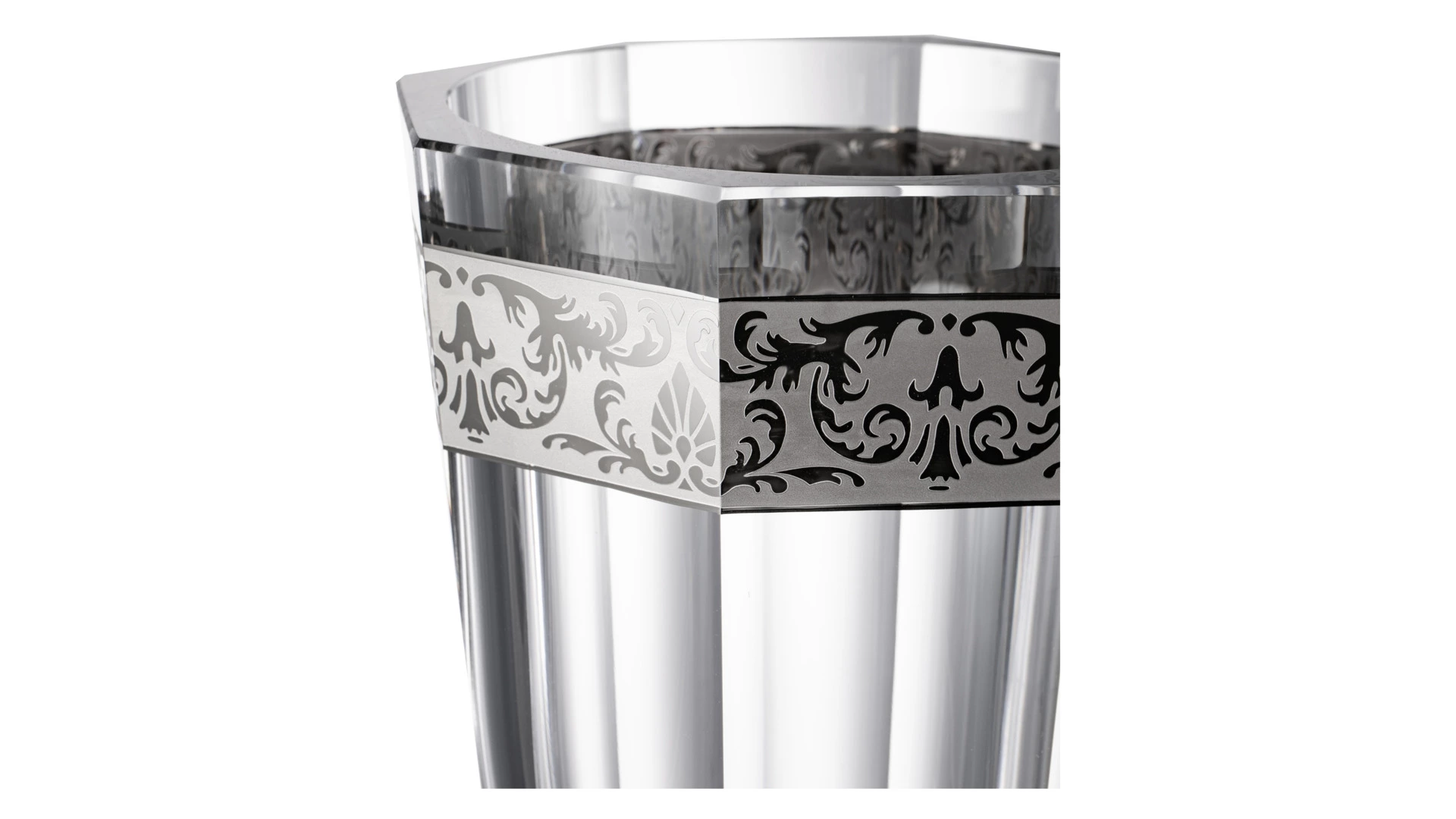 Ваза Moser Чистота 35 см, платина, п/к