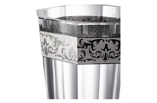 Ваза Moser Чистота 35 см, платина, п/к