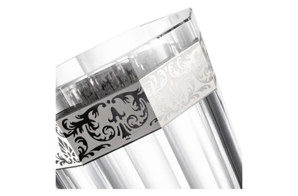 Ваза Moser Чистота 35 см, платина, п/к