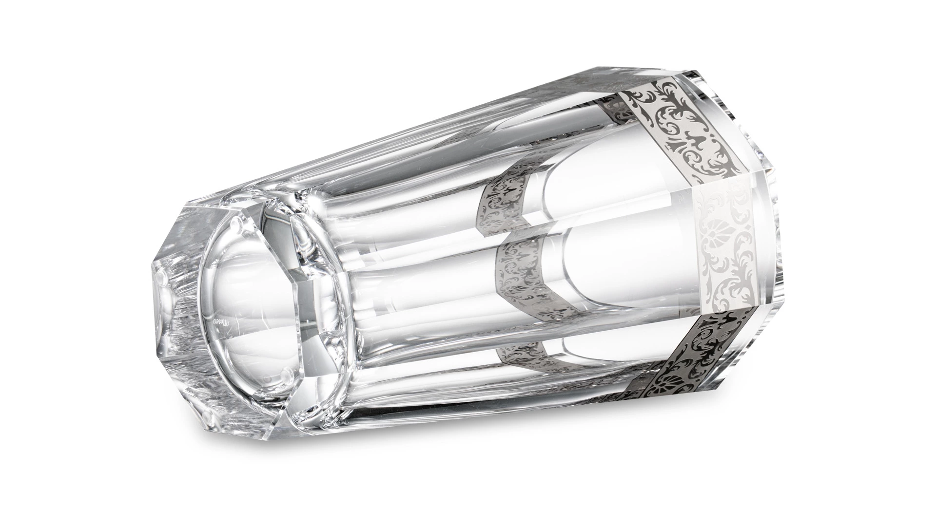 Ваза Moser Чистота 35 см, платина, п/к