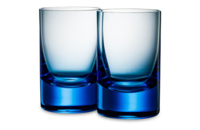 Набор стаканов для воды Moser Виски сет 220 мл, 2 шт, аквамарин, п/к