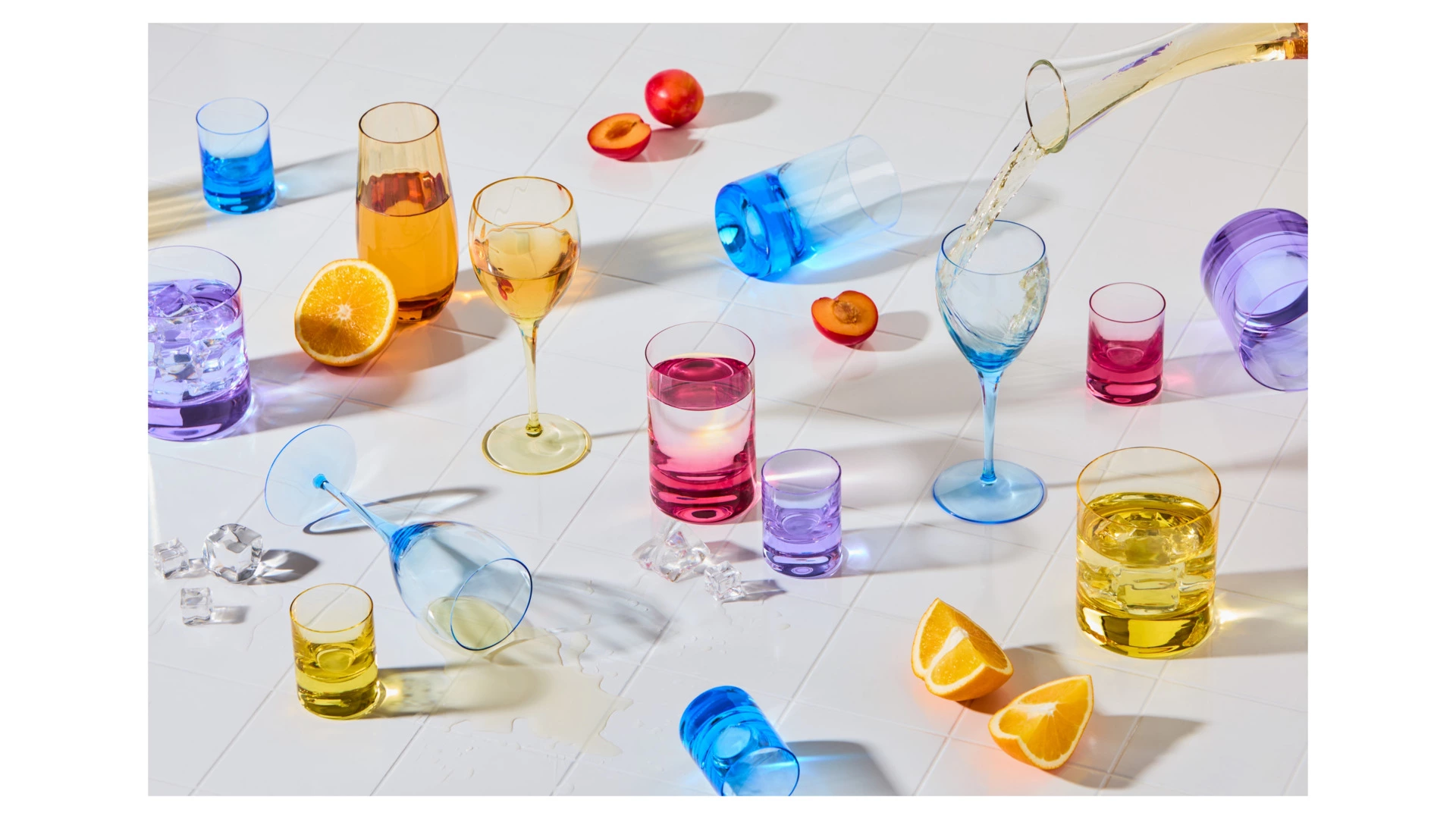 Набор стаканов для воды Moser Виски сет 220 мл, 2 шт, желтый, п/к