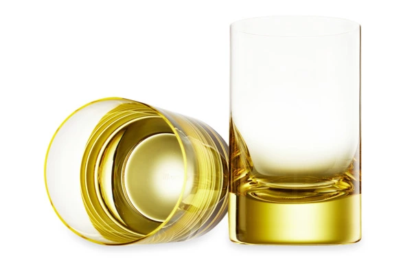 Набор стаканов для воды Moser Виски сет 220 мл, 2 шт, желтый, п/к