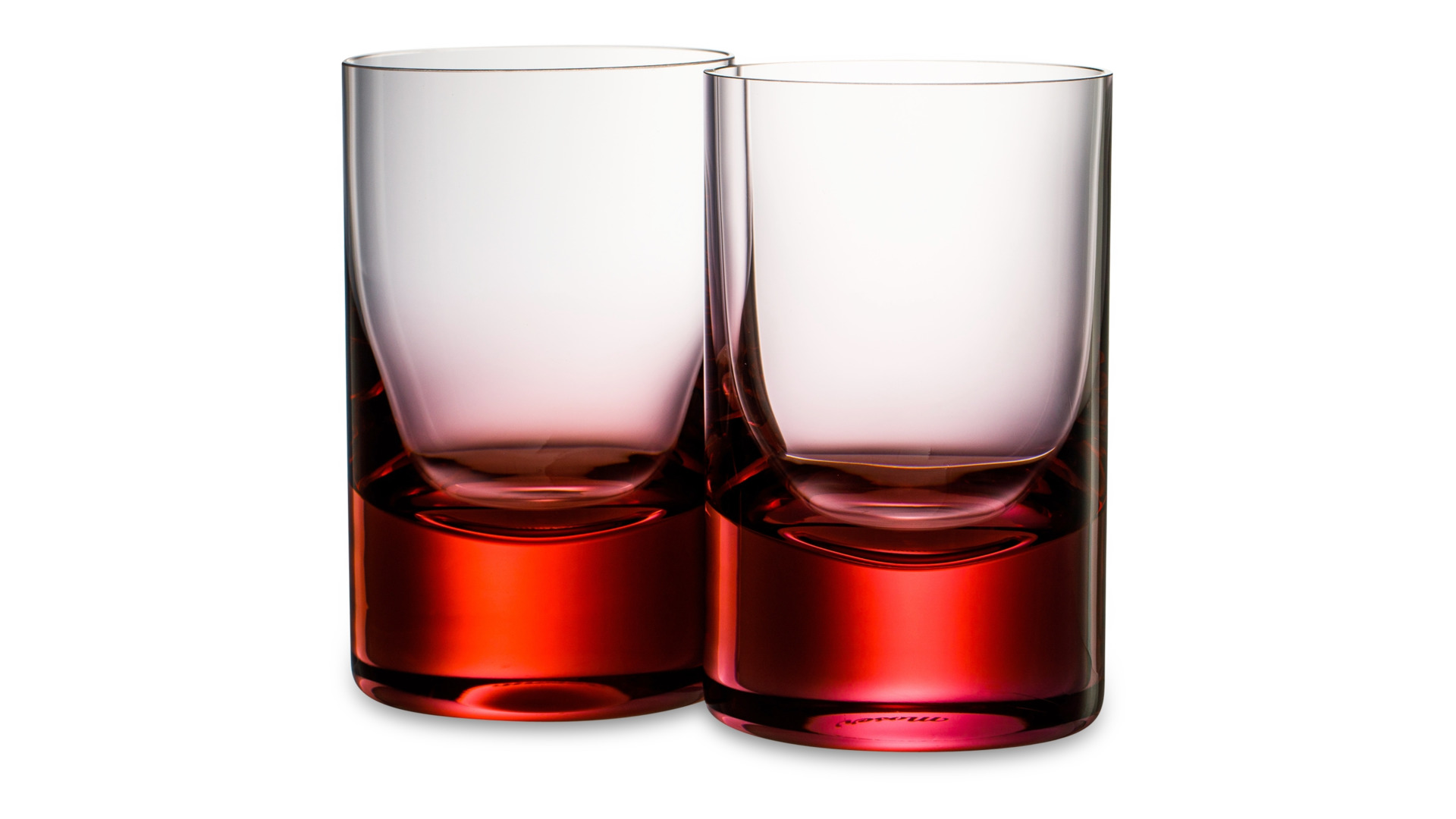 Набор стаканов для воды Moser Виски сет 220 мл, 2 шт, розалин, п/к
