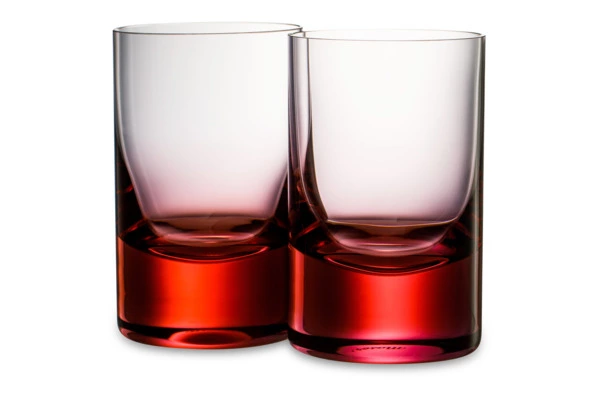 Набор стаканов для воды Moser Виски сет 220 мл, 2 шт, розалин, п/к