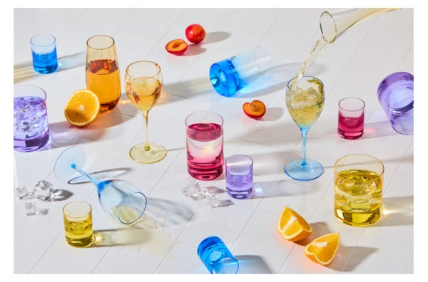 Набор стопок для водки Moser Виски сет 60 мл, 2 шт, аквамарин, п/к