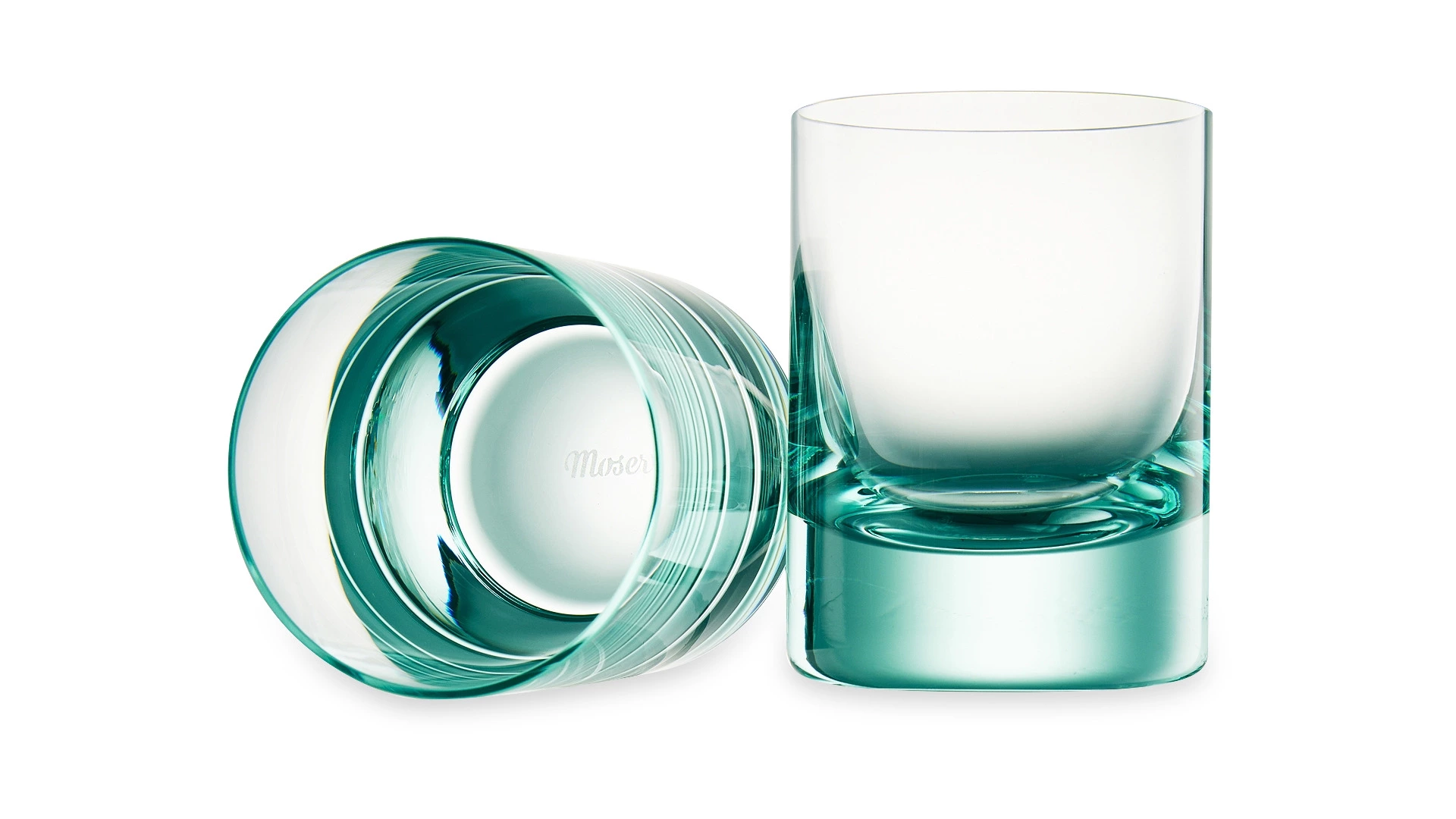 Набор стопок для водки Moser Виски сет 60 мл, 2 шт, берилл, п/к